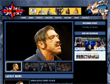 Tablet Screenshot of bcw-wrestling.com